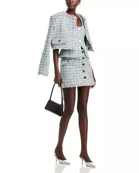 Жилет из твида Georgia TOCCIN, синий