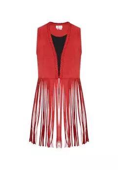 Жилет IZIA Boho, красный