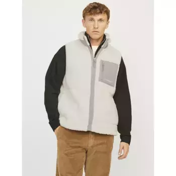 Жилет Jack & Jones 12260453 Teddy, серый