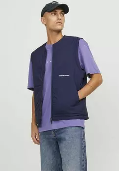 Жилет Jack & Jones, темно-синий