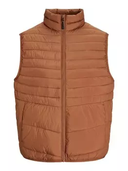 Жилет JACK & JONES Vest JJEState, коричневый