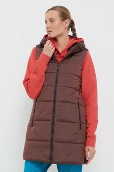 Жилет Jack Wolfskin, коричневый