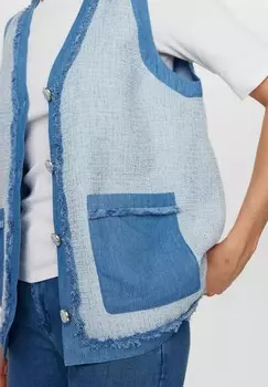 Жилет JANET Nmph, синий