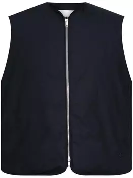 Жилет JIL SANDER+ на молнии, синий