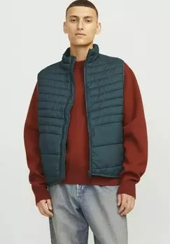 Жилет JJESTATE PACKABLE COLLAR Jack & Jones, темно-зеленый