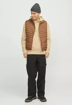 Жилет JJESTATE PACKABLE Jack & Jones, коричневый