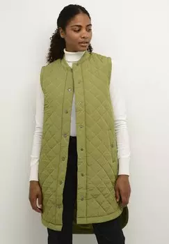 Жилет Kaffe КАМАРИЯ, цвет mosstone