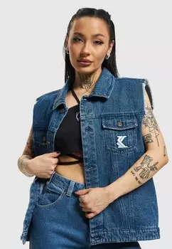 Жилет Karl Kani ВИНТАЖ, цвет mid blue