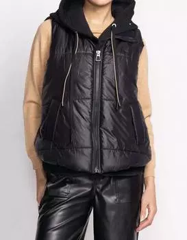 Жилет Кэролайн в черном цвете PINK MARTINI