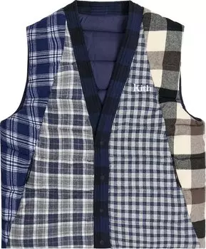 Жилет Kith Charlton Reversible Quilted Vest 'Blue/Multi', синий