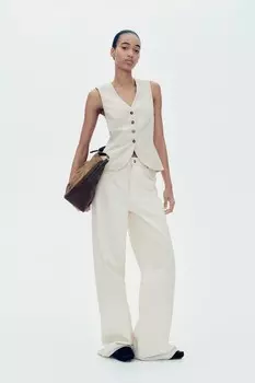 Жилет костюма H&M, бежевый