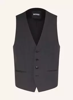 Жилет костюма огромный облегающий Boss, серый