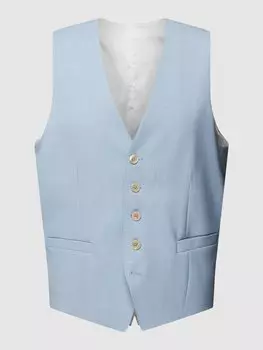 Жилет костюмный с планкой на пуговицах модель 'Ace' Baldessarini, светло-голубой