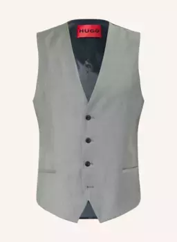 Жилет костюмный vin extra slim fit Hugo, зеленый
