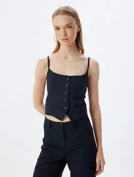 Жилет Koton Vest, темно-синий