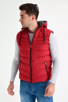 Жилет - Красный - Пуховик DYNAMO