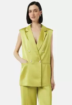 Жилет LANGE IM RELAXED FIT comma, светло-зеленый