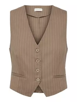 Жилет LeGer by Lena Gercke Daphne, цвет Beige/Dark beige