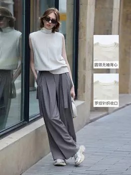 Жилет легкий Mslan без рукавов, миндальный