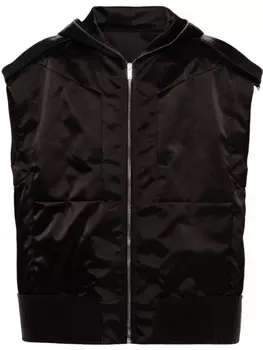 Жилет Lido с капюшоном Rick Owens, черный