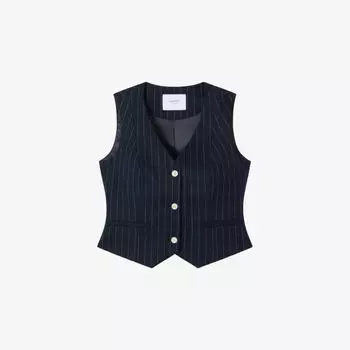 Жилет Lk Bennett Белла в полоску, синий