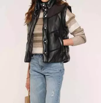 Жилет Lobelia черного цвета heartloom