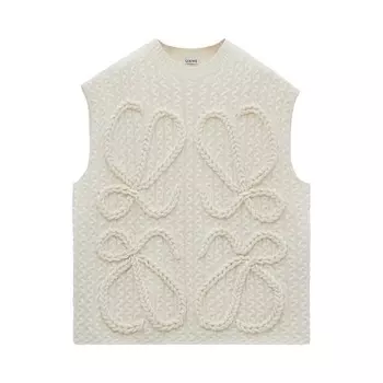 Жилет Loewe Anagram Vest White, белый