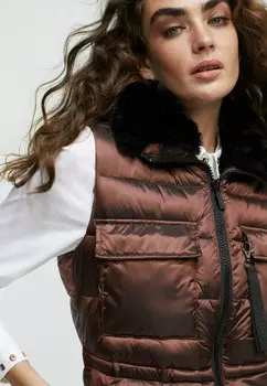 Жилет LOLA CASADEMUNT, коричневый