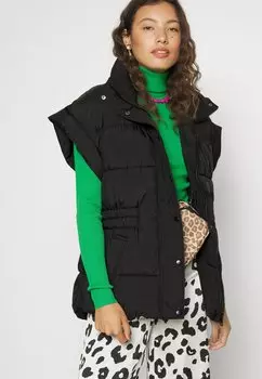 Жилет Lola Puffer Vest Gina Tricot, черный