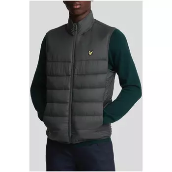 Жилет Lyle & Scott стеганый, серый