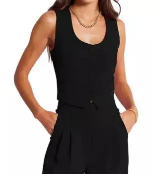 Жилет Мэдисон в черном цвете bishop + young