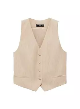 Жилет Mango, бежевый