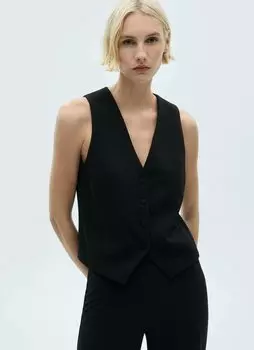 Жилет Mango, черный