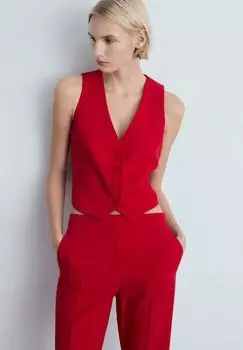 Жилет Mango, красный