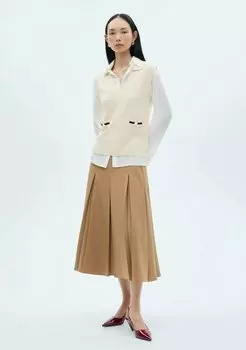 Жилет Mango, молочный