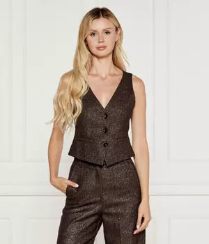 Жилет Marella Regular Fit, коричневый