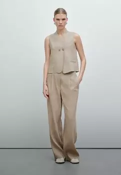 Жилет Massimo Dutti, бежевый