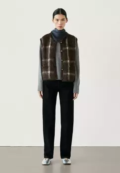 Жилет Massimo Dutti, коричневый