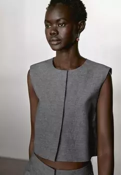 Жилет Massimo Dutti, серый