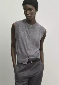 Жилет Massimo Dutti, темно-серый