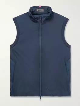 Жилет Maverick Hybrid из переработанного нейлона и джерси G/FORE, темно-синий