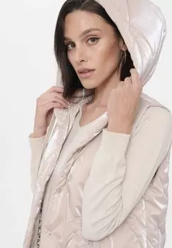 Жилет MELOVE blue shadow, бежевый