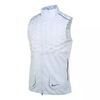 Жилет men's running sports white down vest Nike, белый