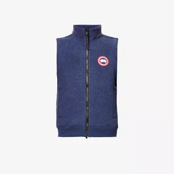 Жилет Mersey из переработанной шерсти с воротником-воронкой Canada Goose, цвет atlantic navy