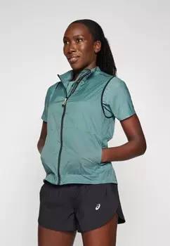 Жилет METARUN PACKABLE GILET ASICS, зеленый