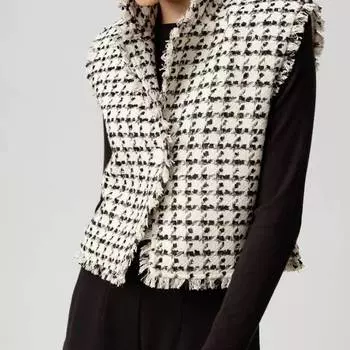 Жилет Miller из ясеня букле sundays, цвет ash boucle