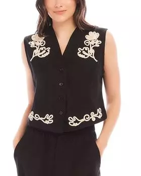 Жилет Mira Rope Stitch Fifteen Twenty, черный