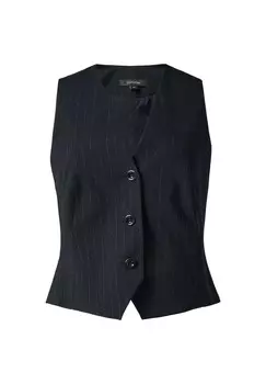 Жилет MIT DEZENTEM GLITZER comma, темно-синий