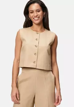 Жилет MIT KNOPFLEISTE zero, бежевый