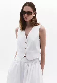 Жилет MIT KURZER FORM OXXO, белый